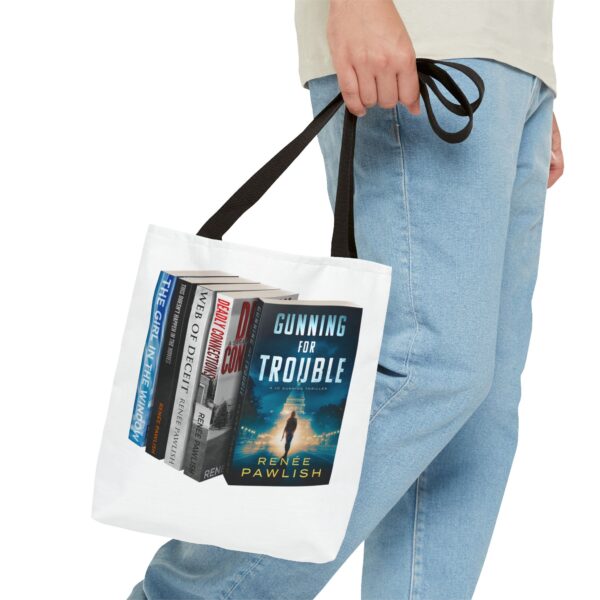 Tote Bag  - I Love Renée Pawlish Books - Gunning for Trouble front - Image 3