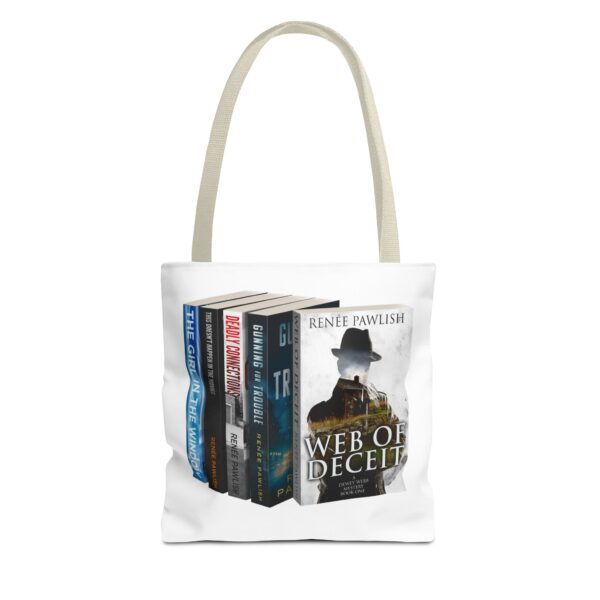 Tote Bag  - I Love Renée Pawlish Books - Web of Deceit front - Image 13