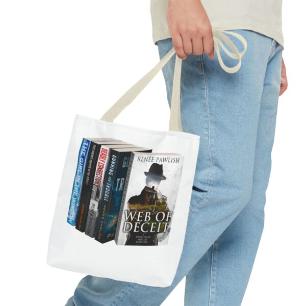 Tote Bag  - I Love Renée Pawlish Books - Web of Deceit front - Image 15