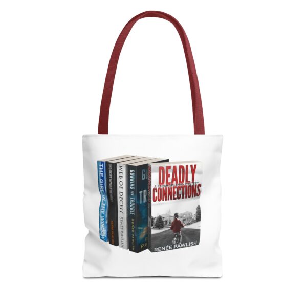 Tote Bag  - I Love Renée Pawlish Books - Deadly Connections front - Image 5