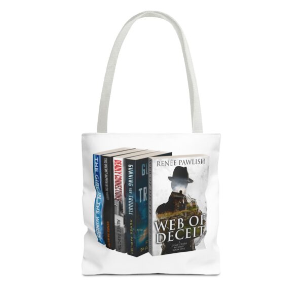 Tote Bag  - I Love Renée Pawlish Books - Web of Deceit front - Image 9