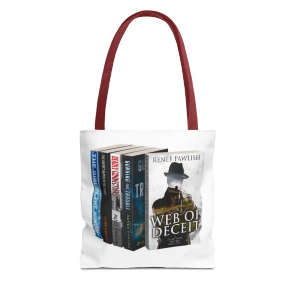 Tote Bag  - I Love Renée Pawlish Books - Web of Deceit front - Image 5