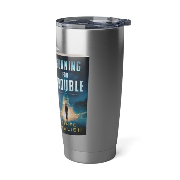 Vagabond 20oz Tumbler - Upright books - Gunning for Trouble front - Image 2