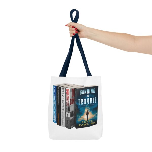 Tote Bag  - I Love Renée Pawlish Books - Gunning for Trouble front - Image 20