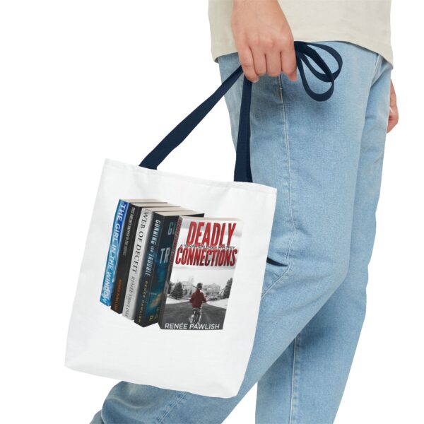 Tote Bag  - I Love Renée Pawlish Books - Deadly Connections front - Image 19