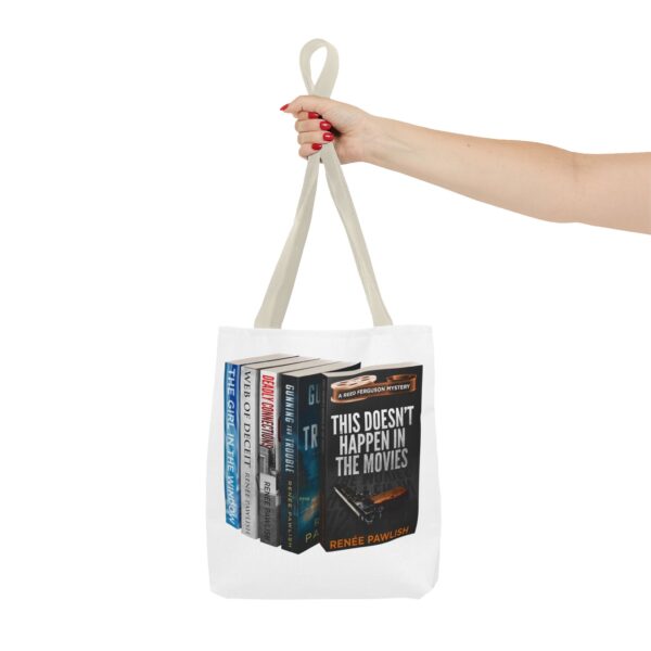 Tote Bag  - I Love Renée Pawlish Books - This Doesn't Happen in the Movies front - Image 16