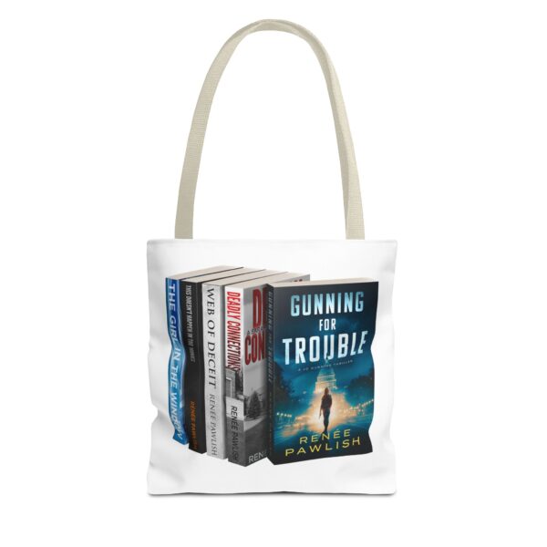 Tote Bag  - I Love Renée Pawlish Books - Gunning for Trouble front - Image 13