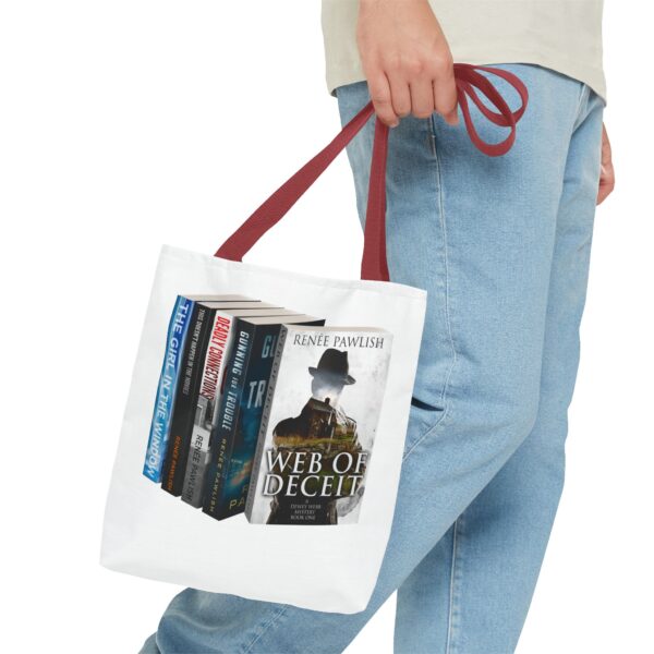 Tote Bag  - I Love Renée Pawlish Books - Web of Deceit front - Image 7