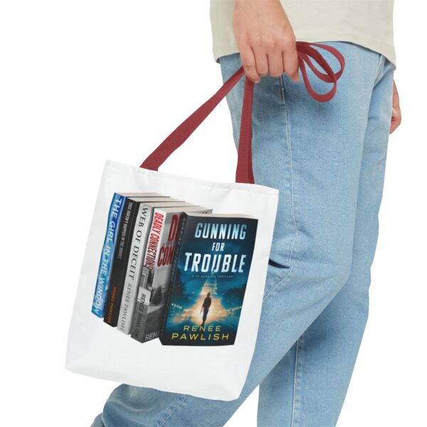 Tote Bag  - I Love Renée Pawlish Books - Gunning for Trouble front - Image 7