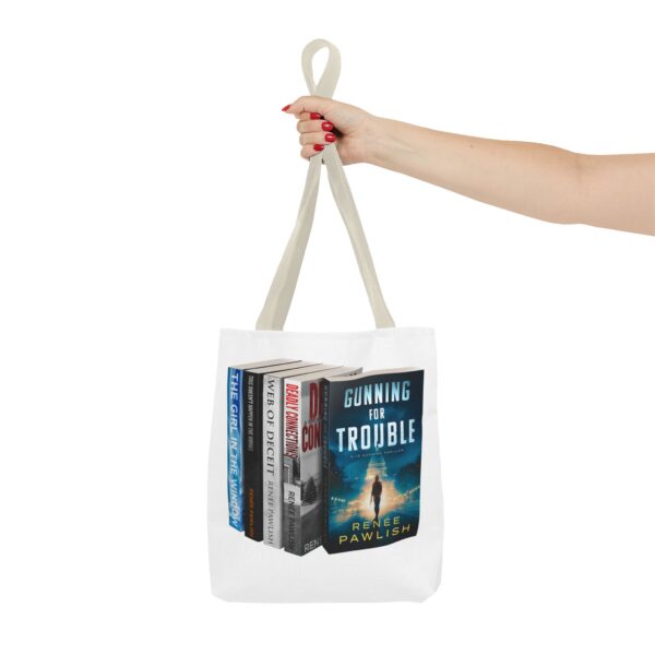 Tote Bag  - I Love Renée Pawlish Books - Gunning for Trouble front - Image 16