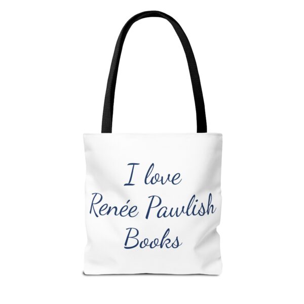 Tote Bag  - I Love Renée Pawlish Books - Web of Deceit front - Image 2