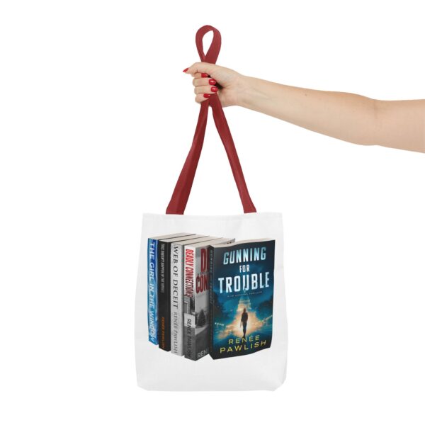 Tote Bag  - I Love Renée Pawlish Books - Gunning for Trouble front - Image 8