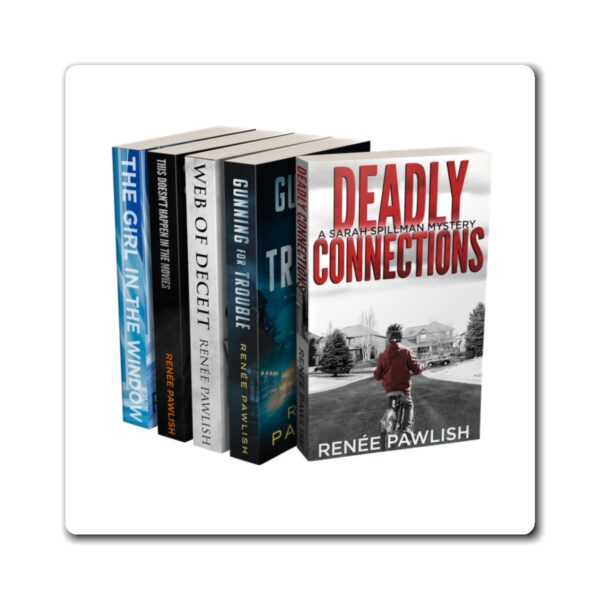 Magnets - Upright books, Deadly Connections front