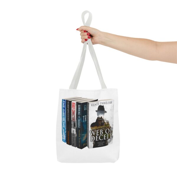 Tote Bag  - I Love Renée Pawlish Books - Web of Deceit front - Image 12