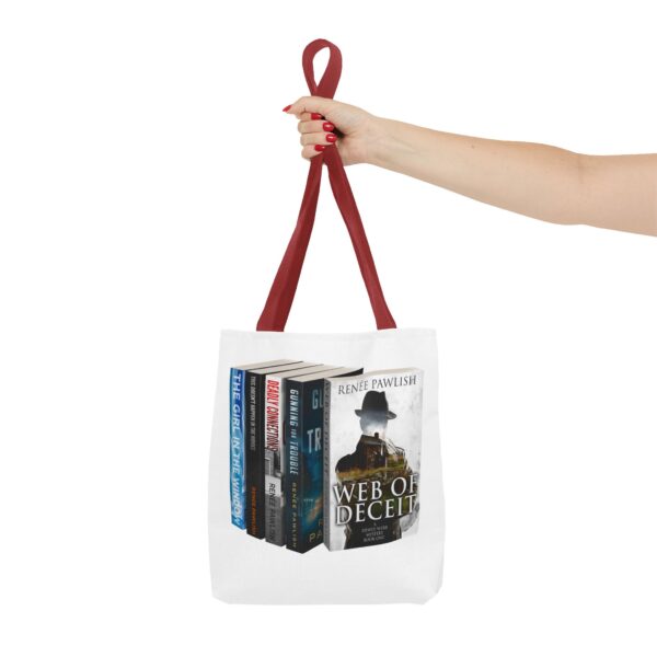 Tote Bag  - I Love Renée Pawlish Books - Web of Deceit front - Image 8