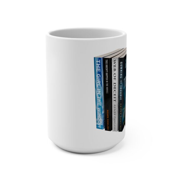 Mug 15oz - Renée Pawlish upright books, Connections front - Image 2